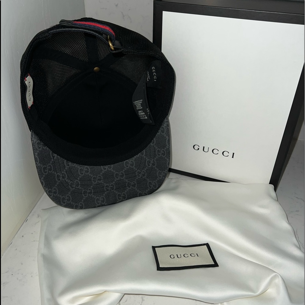 Kingsnake print GG Supreme baseball hat - Picture 6 of 6